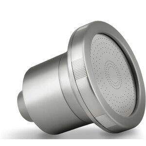 NIROKET FILTERED SHOWER HEAD NEVER USED (brushed steel)